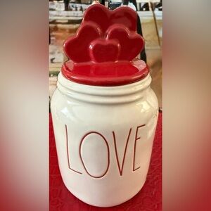 Rae Dunn Love Canister